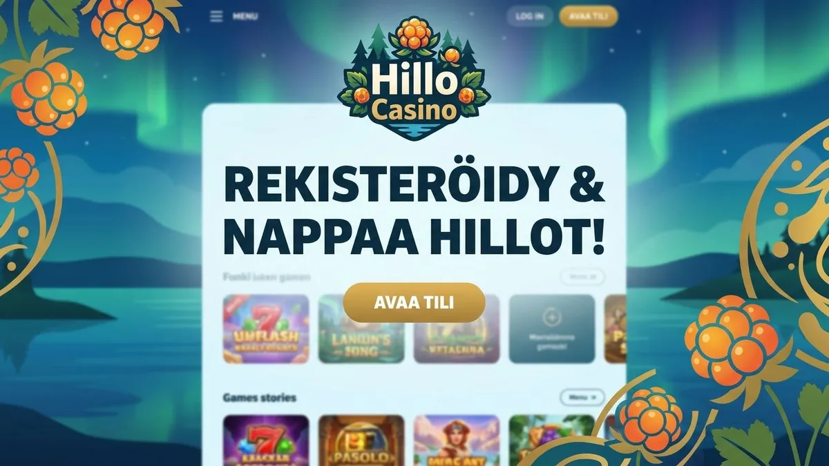 Rekisteröidy bonuksen kanssa